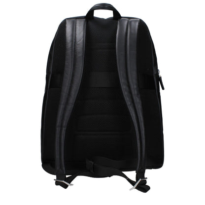Piquadro Black Leather Backpack1728,75667636384,Backpacks - Bags,Bags,Black,Men,New with tags,Piquadro