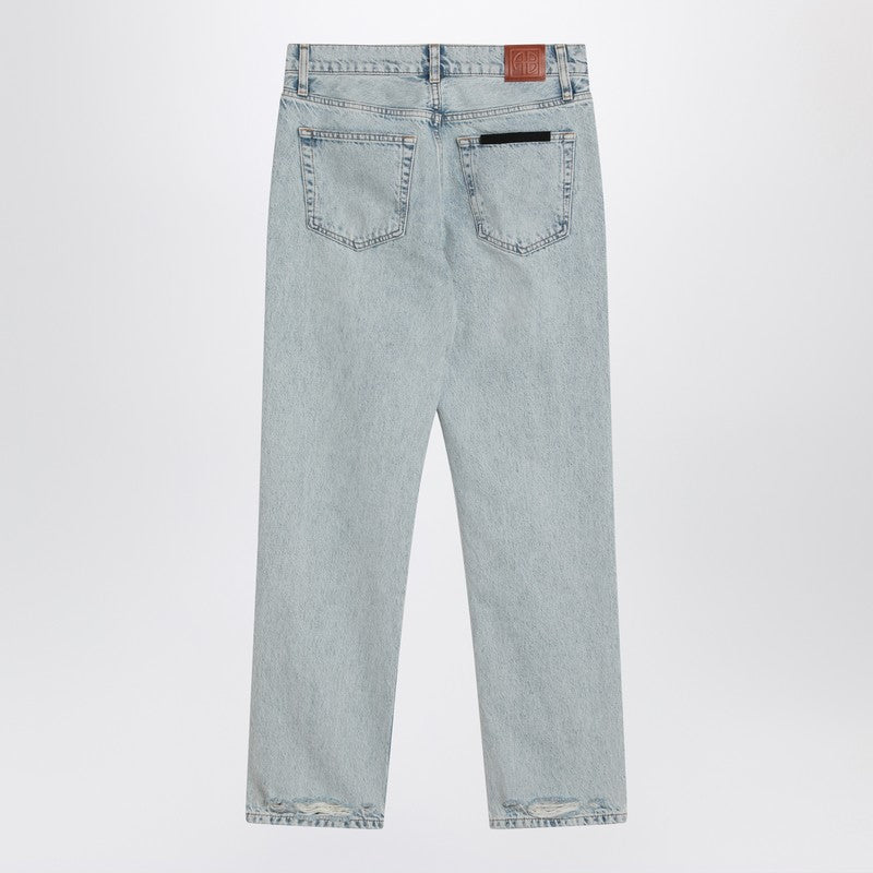 ANINE BING Kate straight-leg bleached blue jeans A-06-10615CO/Q_ANINE-WHD24_311