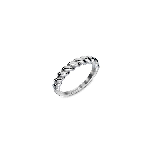 AN JEWELS JEWELRY Mod. AAC.R05S-9 silver twisted band ring