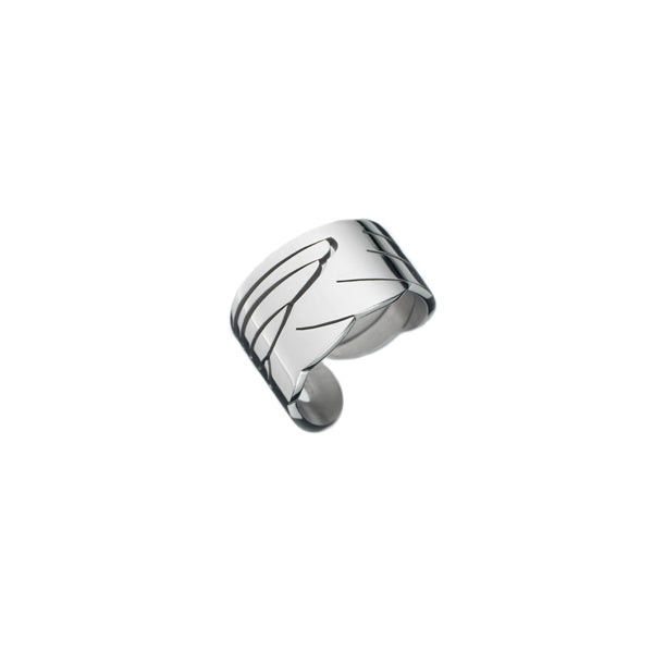 AN JEWELS JEWELRY Mod. AL.RFY01S-7 silver ring with modern design