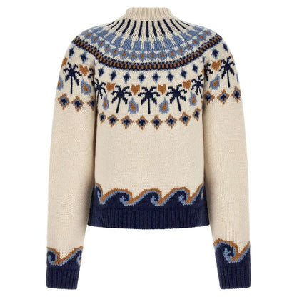 Alanui Multicolor Virgin Wool Cardigan