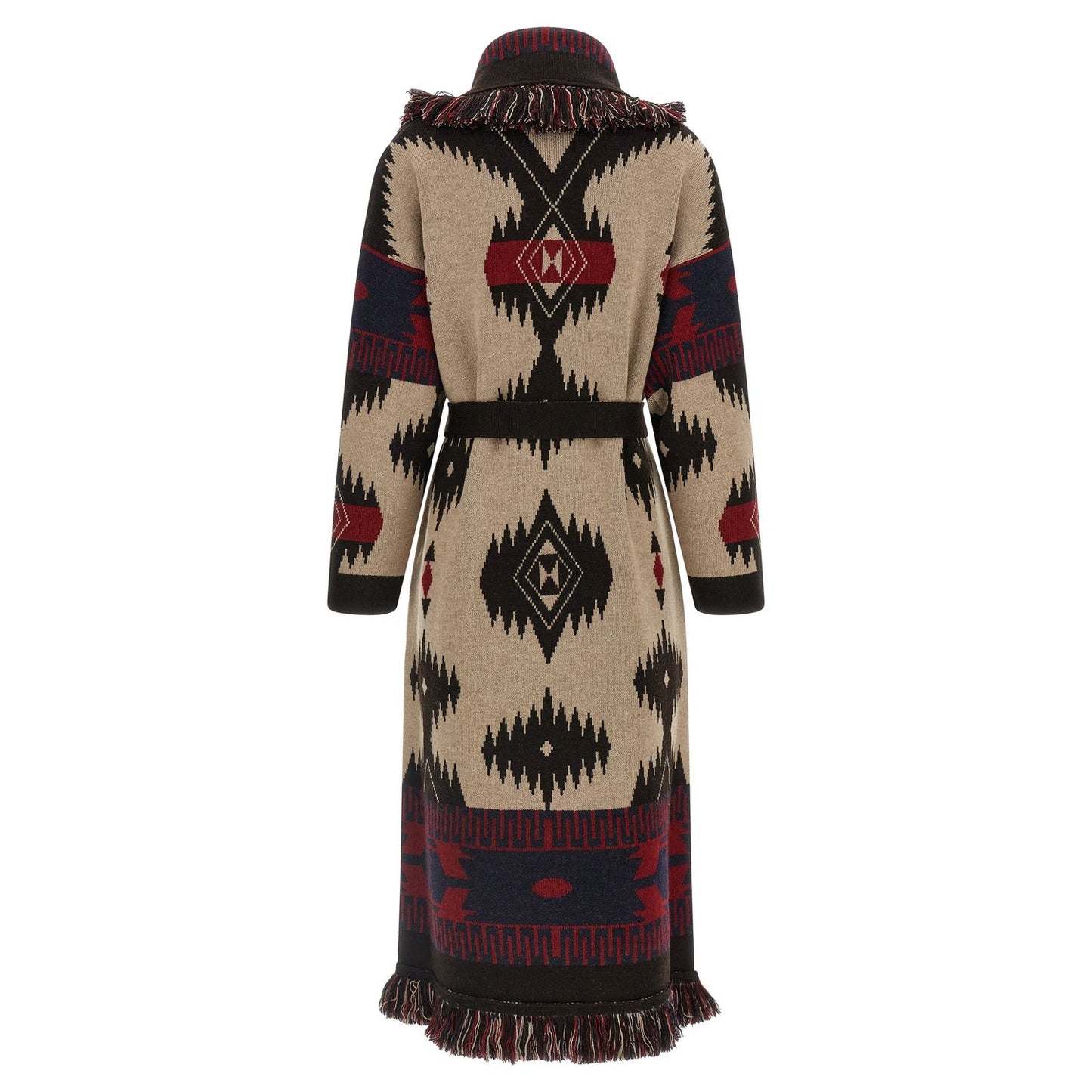 Alanui Multicolor Virgin Wool Coat