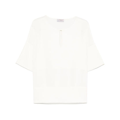Alberto Biani Blouse with teardrop opening