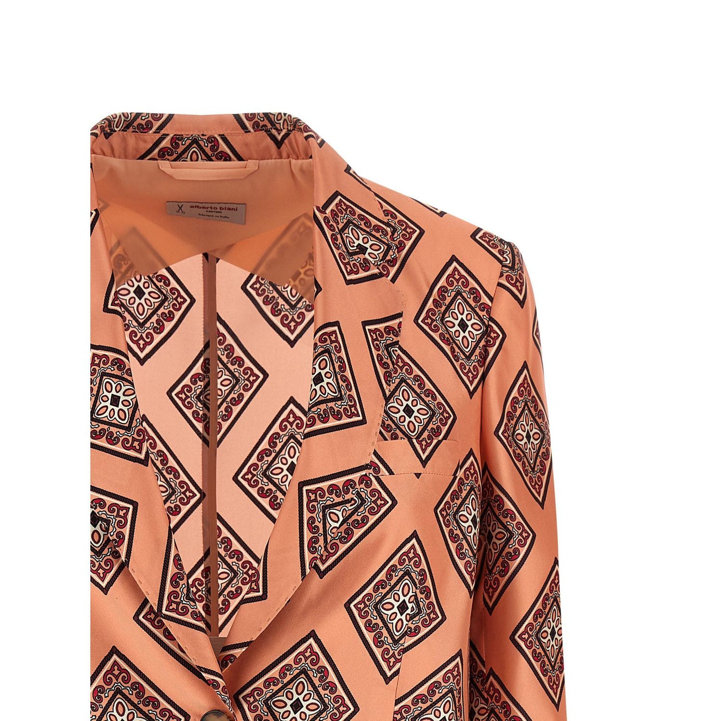 Alberto Biani Multicolor Silk Blazer