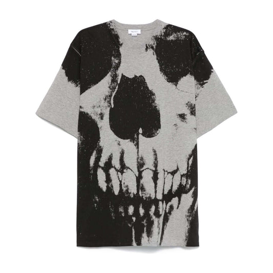 Alexander Mcqueen-Alexander McQueen T-shirts and Polos Grey-LDin,Men,Men > Clothing,Men > Clothing > Topwear,Spring - Summer 2025,Yes Eu-815067QTAC50582-P25