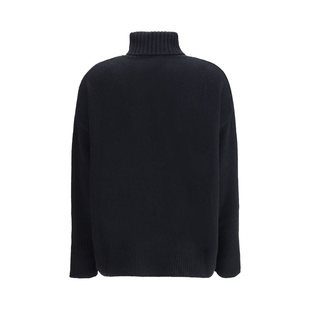 Allude Black Cashmere Cashmere Sweater