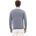 Alpha Studio Sweaters Sweaters Alpha Studio Light Slate Gray
