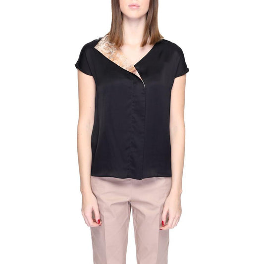 Alviero Martini Prima Classe Alviero Martini Prima Classe Black Viscose Shirt AL-13463900009-IT40 | XS 1728,71956299936,Alviero Martini Prima Classe,Black,IT40 | XS,New with tags,Shirts - Women - Clothing,Women