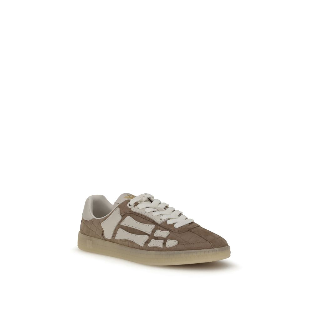 Amiri Beige Calf Leather Bos Taurus Athletic Sneakers