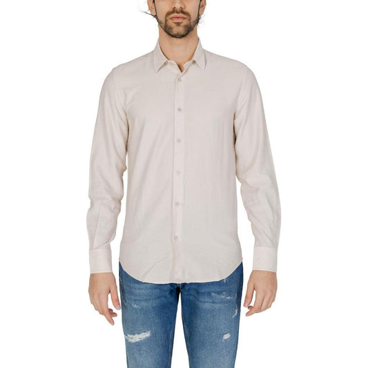 Antony Morato Antony Morato Beige Viscose Shirt AN-13369802507-IT54 | XXL 1728,71956299936,Antony Morato,Beige,Clothing,IT54 | XXL,Men,Men - Clothing,New with tags,Shirts - Men - Clothing