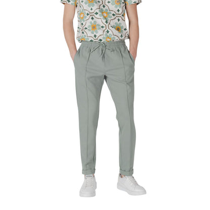 Antony Morato Green Polyester Joggers (Workout Pants)