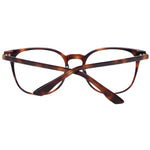 BMW Brown Men Glasses Frame, full-rim plastic frame with brown color, style round, lens width 52mm, lenses effect none, stylish eyewear for men.