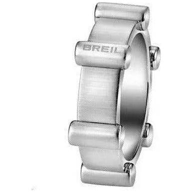 BREIL JEWELS Mod. BULLET Size 19 Ring BREIL GIOIELLI Light Gray