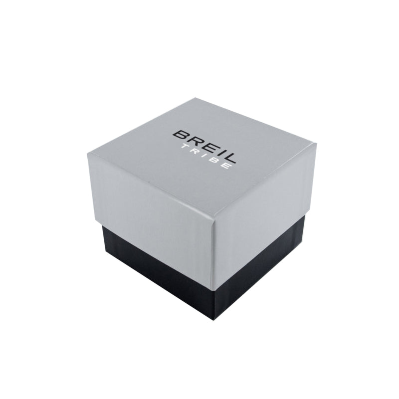 Official packaging box for BREIL Mod. EW0515 women's quartz watch with 32mm case and 3 ATM water resistance, mineral dial, and calendar function.