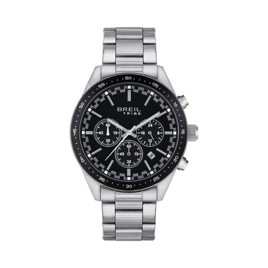 BREIL TRIBE Mod. EW0570 gent's quartz watch with analog display, 42 mm mineral case, calendar function, 10 ATM water resistance