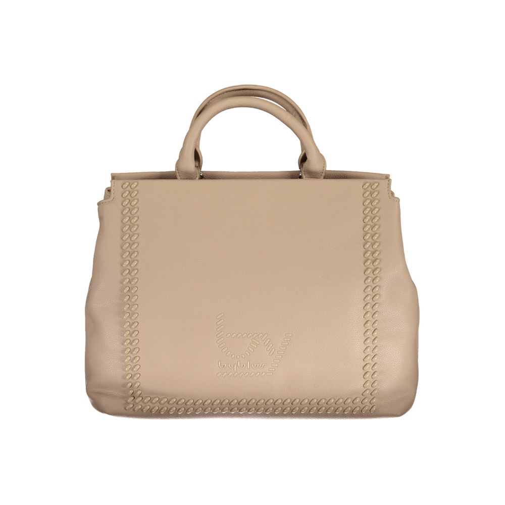 BYBLOS Beige Polyurethane Women Handbag BYBLOS