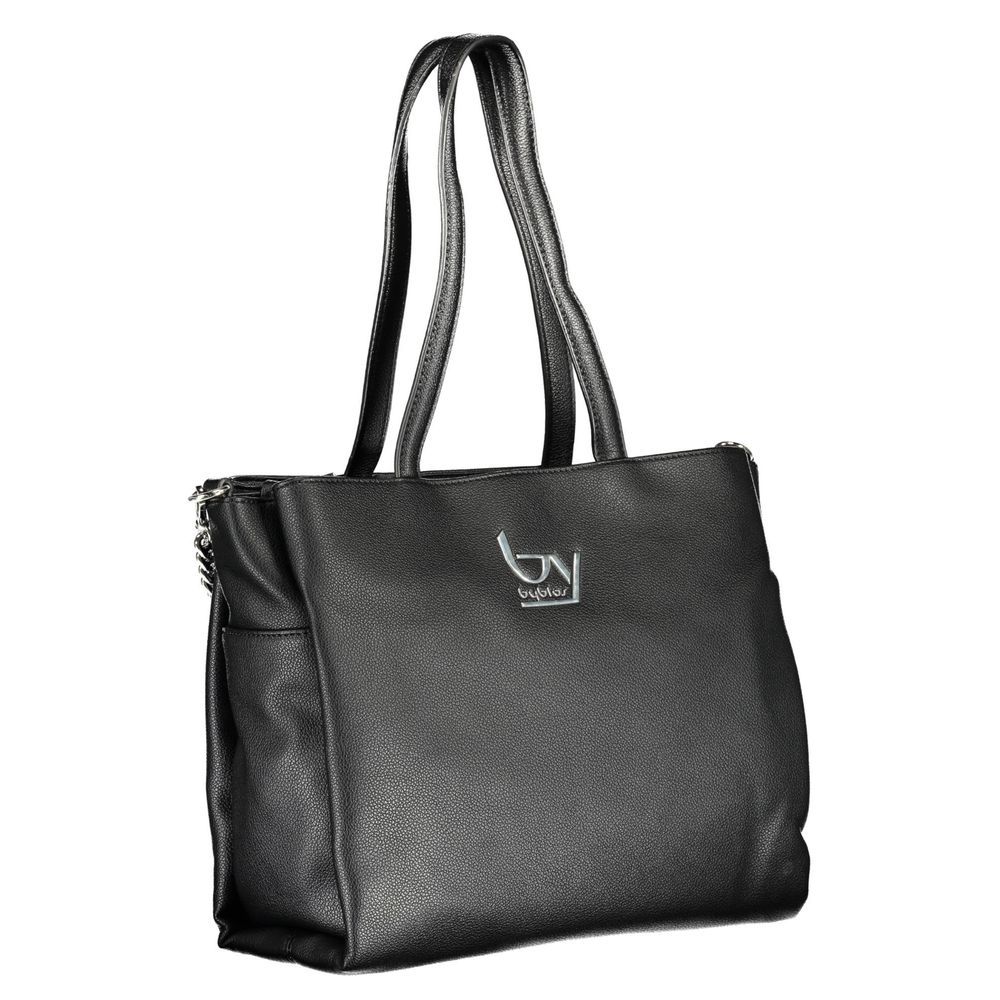 BYBLOS Black Polyurethane Women's Handbag 1728,67403481248,Bags,Black,BYBLOS,New with tags,Shoulder Bags - Bags,Women