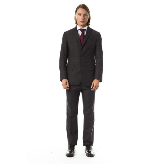 BYBLOS Brown Cotton Two-Piece Suit1728,67400106144,Brown,BYBLOS,Clothing,IT50 | L,Men,New with tags,Suits & Blazers - Clothing,Two-Piece Suits - Suits & Blazers - Clothing
