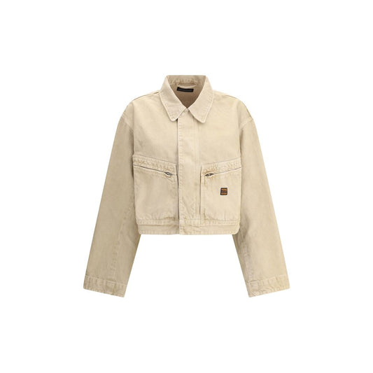 Balenciaga Beige Cotton Denim Jacket