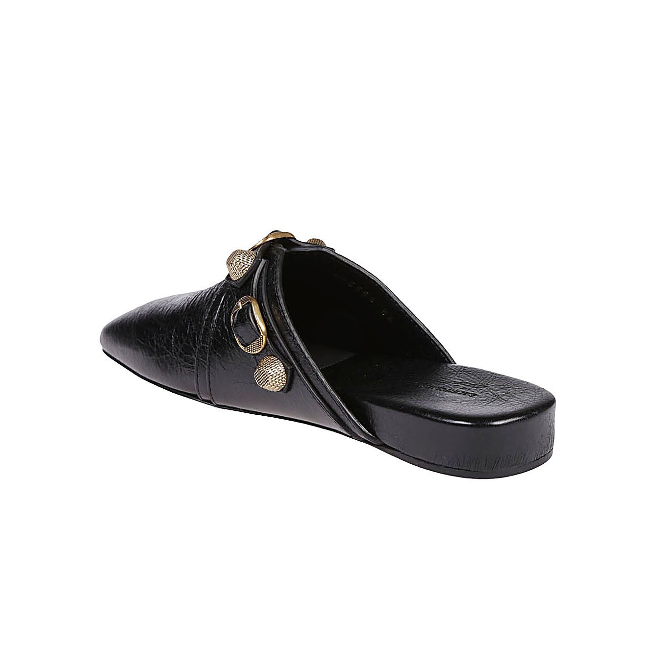 Balenciaga Cozy Cagole leather mules in black