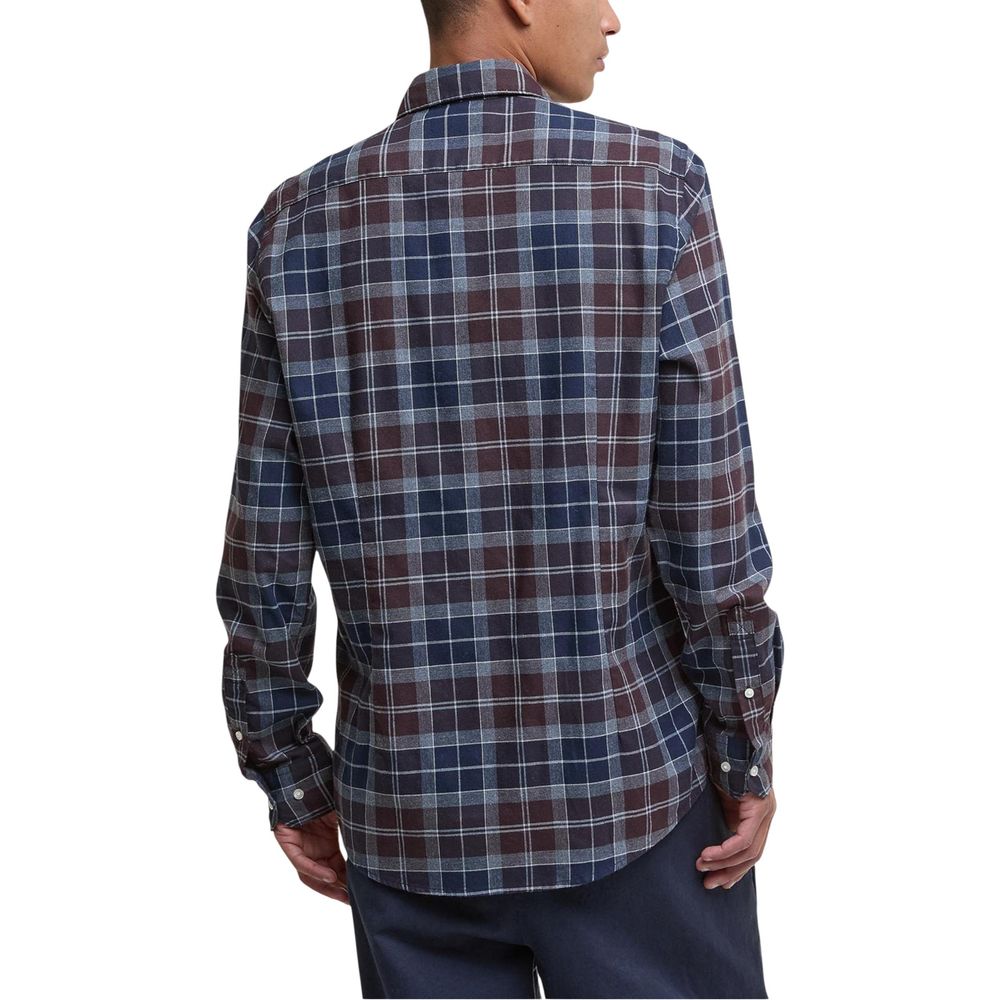 Barbour Bicolor Cotton Pattern Shirt 1728,71956299936,Barbour,Bicolor,Clothing,IT44 | S,IT46 | M,IT48 | L,Men,New with tags,Pattern - Shirts - Clothing,Shirts - Clothing