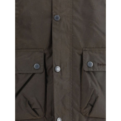 Barbour Brown Cotton Rain Coat