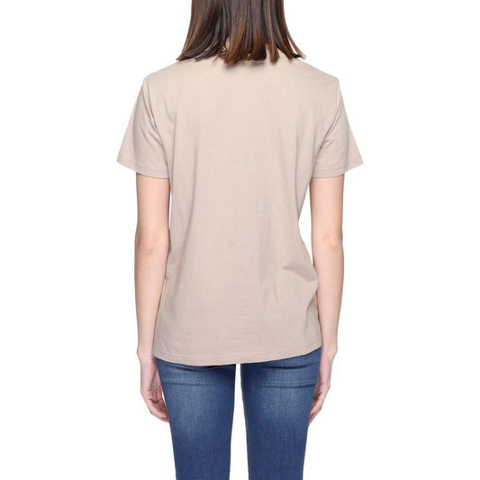 Blauer Blauer Beige Cotton Tops & T-Shirt BL-13445400309-IT42|M 1728,71956299936,Beige,Blauer,Clothing,IT42|M,New with tags,Tops & T-Shirts - Women - Clothing,Women,Women - Clothing
