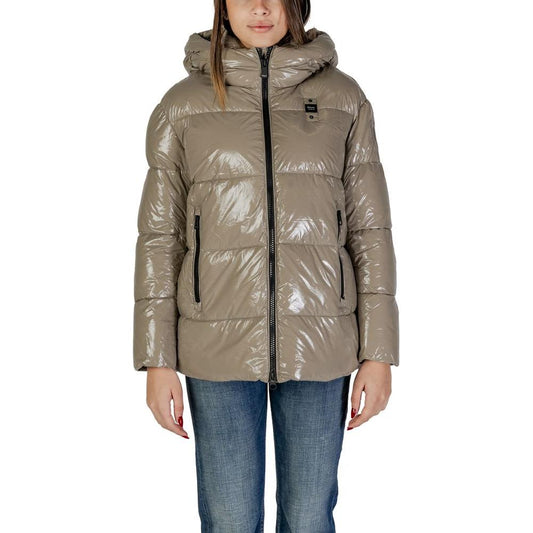 Blauer Blauer Beige Polyamide Jackets & Coat BL-15979300127-IT44|L 1728,71956299936,Beige,Blauer,Clothing,IT44|L,Jackets & Coats - Women - Clothing,New with tags,Women,Women - Clothing