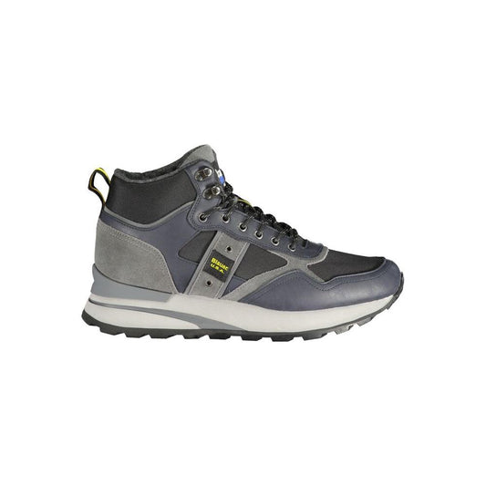 Blauer Blauer Blue Leather Men Sneaker BL-33850-EU40/US7