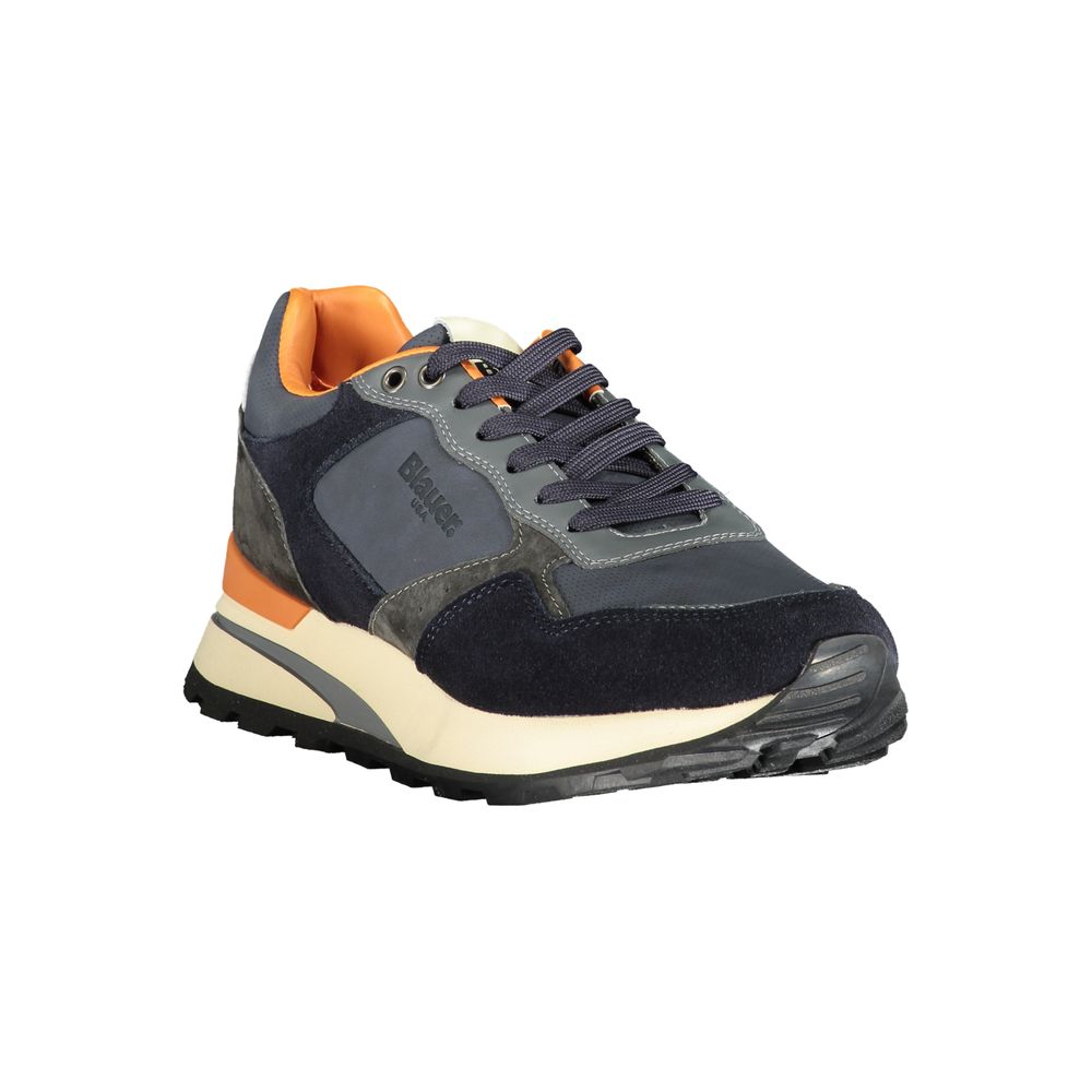 Blauer Blue Polyurethane Men Sneaker