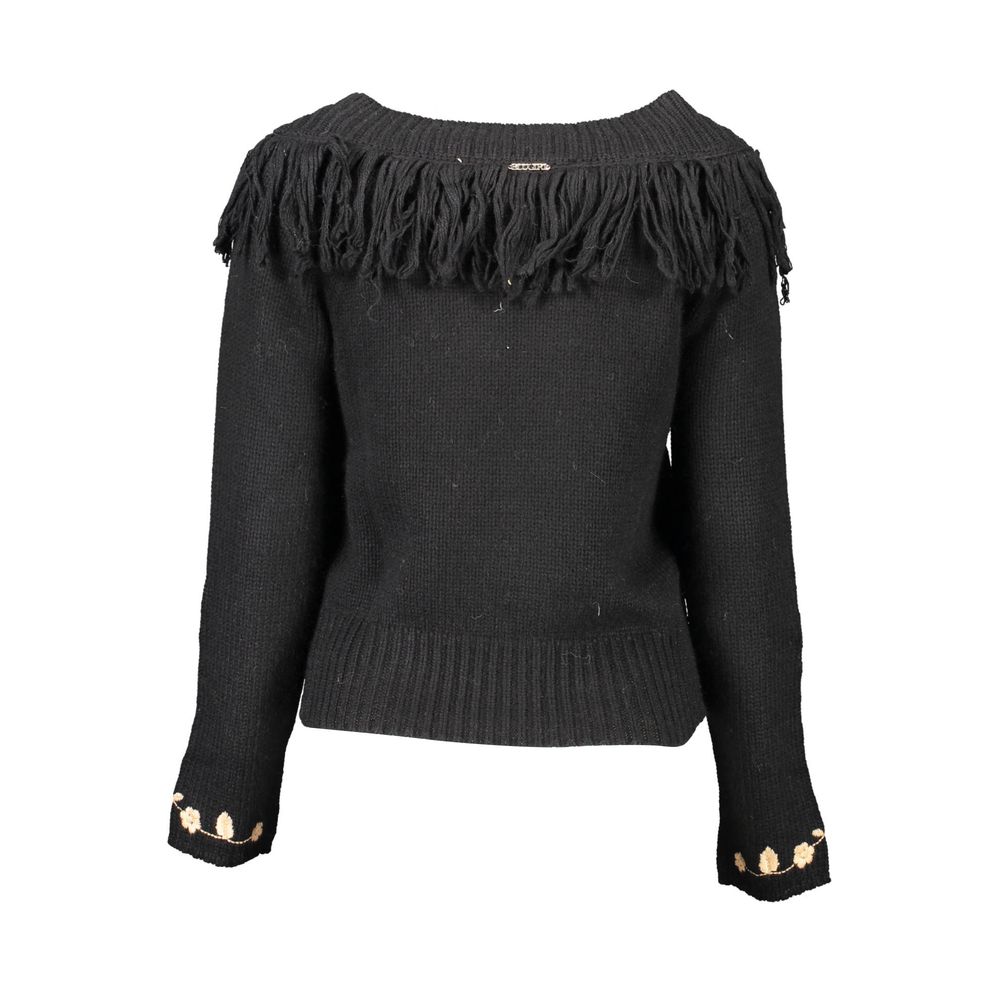 Blugirl Black Viscose Women Sweater