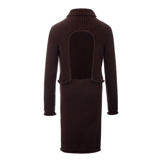 Bottega Veneta Bottega Veneta Elegant Viscose Brown Dress BOVE-1701664-IT42|M 1728,67397976224,Bottega Veneta,Brown,Dresses - Women - Clothing,IT42|M,New with tags,Women