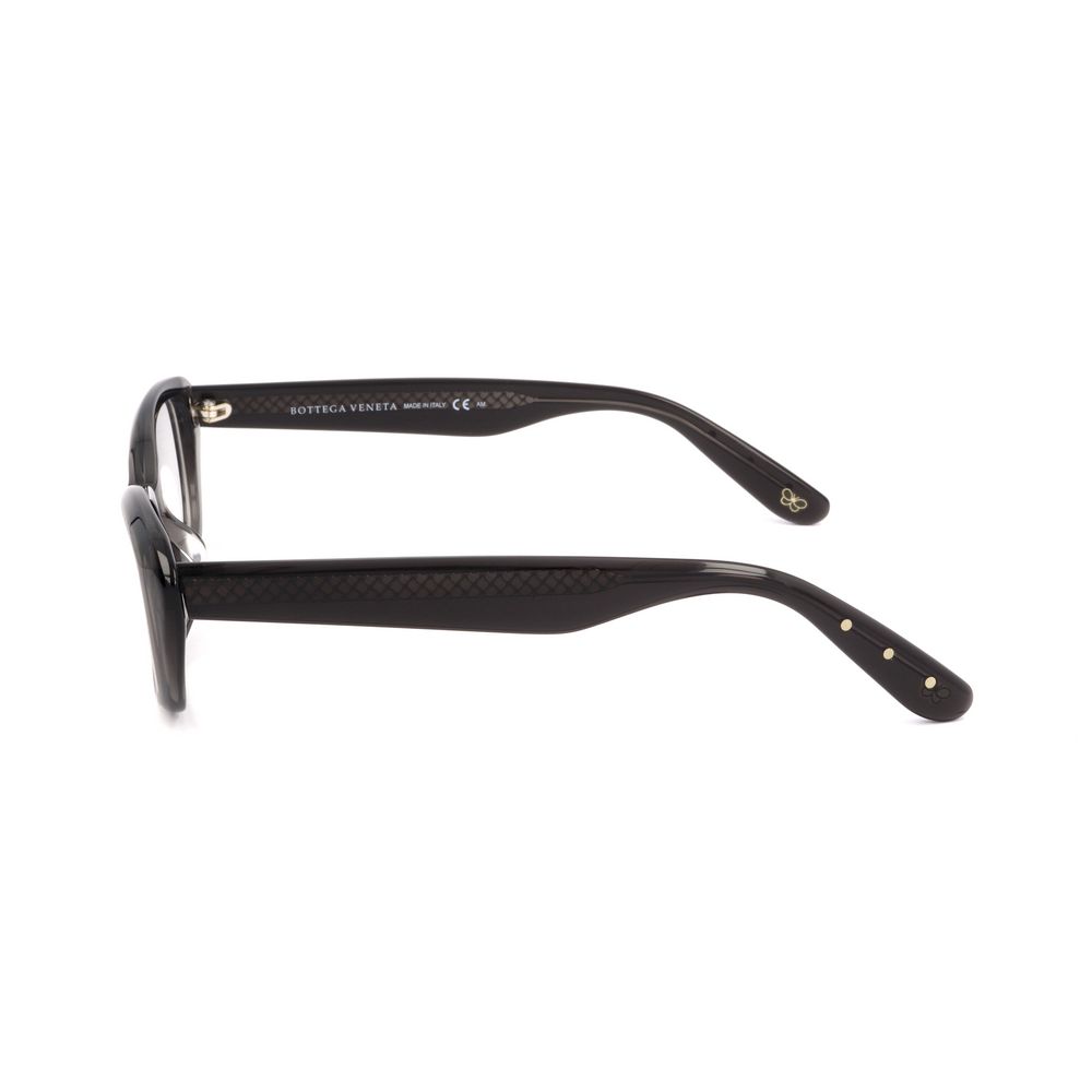Bottega Veneta Green Acetate Frames side view showcasing acetate material and design details.