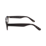 Bottega Veneta Green Acetate Frames side view showcasing acetate material and design details.
