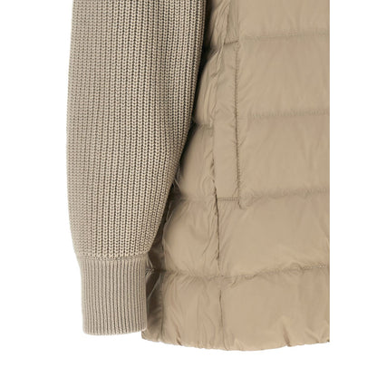 Brunello Cucinelli Beige Polyester Full-Length Jacket