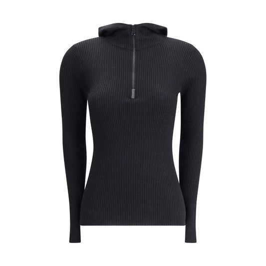 Brunello Cucinelli Black Cashmere Sweatshirt