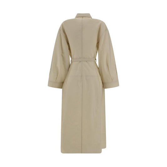 Brunello Cucinelli Brunello Cucinelli Cotton long Dress 1728,72470364320,Beige,Brunello Cucinelli,Clothing,Dresses - Women - Clothing,M,New with tags,S,Women,Women - Clothing BR-M0F79AHB46C2869-M