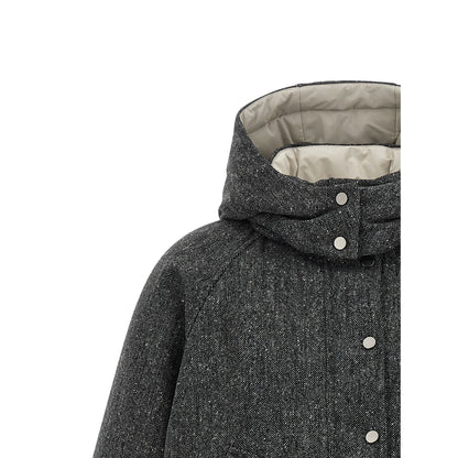 Brunello Cucinelli Gray Virgin Wool Jacket