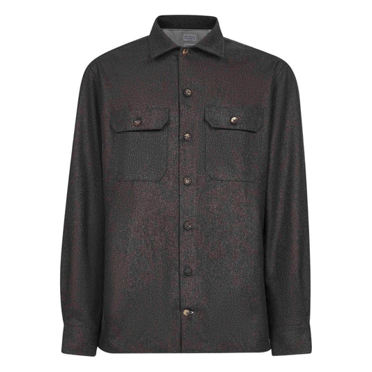 Brunello Cucinelli Long-sleeve flannel overshirt Shirts