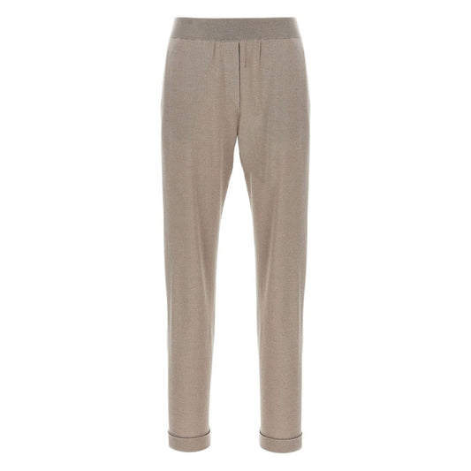 Brunello Cucinelli Lurex-detail trousers