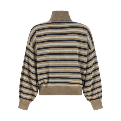 Brunello Cucinelli Multicolor Virgin Wool Cardigan