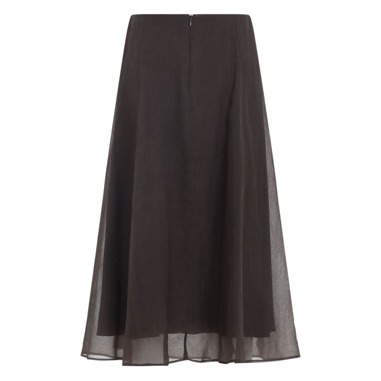 Brunello Cucinelli Sheer A-line skirt