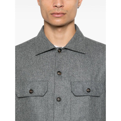 Brunello Cucinelli Shirts Grey