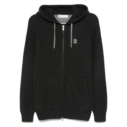 Brunello Cucinelli Zip-up hooded cardigan