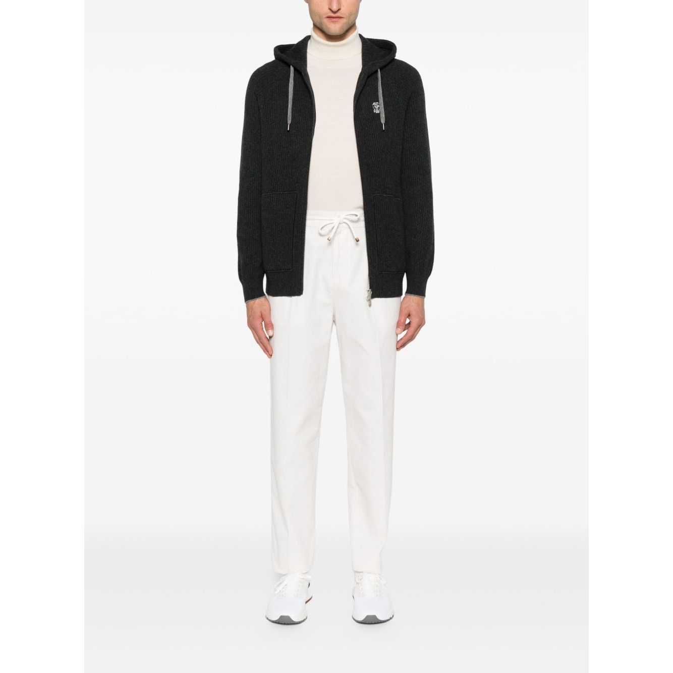 Brunello Cucinelli Zip-up hooded cardigan