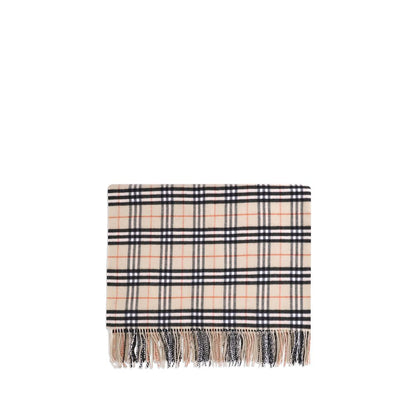Burberry Beige Wool Scarf Burberry