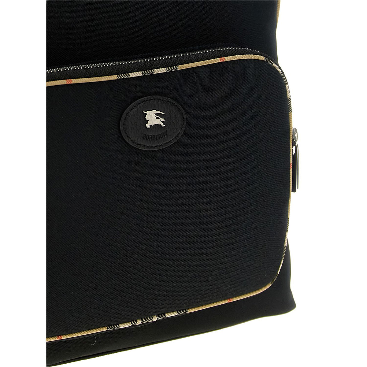 Burberry Black Polyester Backpack