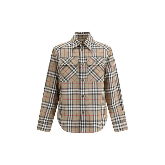 Burberry Burberry Archivio Check Shirt 1728,72470364320,Brown,Burberry,Clothing,L,Men,Men - Clothing,New with tags,S,Shirts - Men - Clothing,XL BU-8108014C2044-L