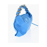Burberry Burberry Leather Shoulder Bag With Chain BUP654202GD 1728,74866327712,Bags,Blue,Burberry,New with tags,Shoulder Bags - Women - Bags,Women,Women - Bags