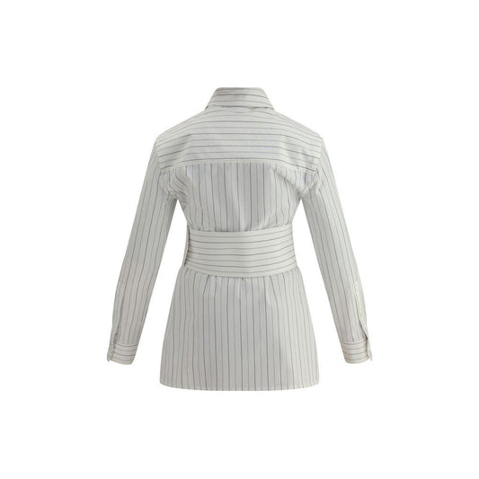 Burberry Burberry Long Shirts BU-8103514C2053-6 1728,6,72470364320,8,Burberry,New with tags,Shirts - Women - Clothing,White,Women